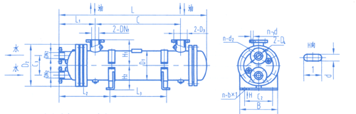GLL 型卧式冷却器(换热器)